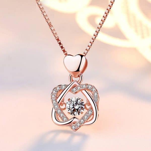 Romantic Double Heart Necklace