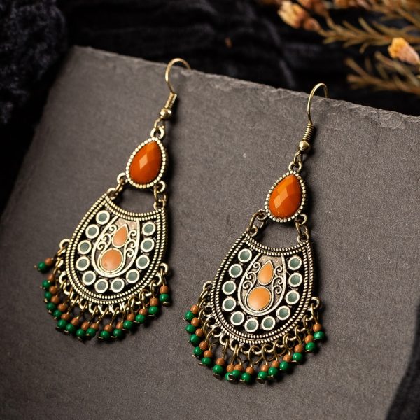 Multiple Vintage Ethnic Dangle Drop Earrings for Women